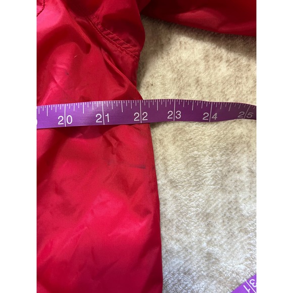 Nike Red and Black Full Zip Front Windbreaker Jacket Size M - Picture 9 of 10